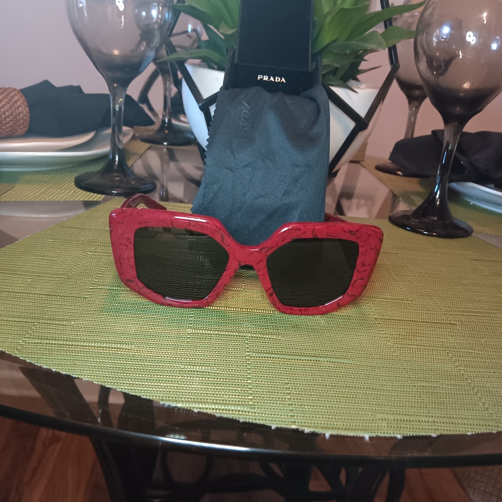 Prada Red Square Sunglasses